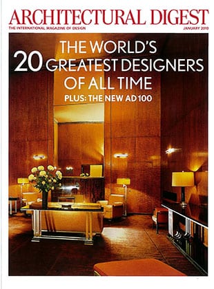 Architectural Digest ad100 cover