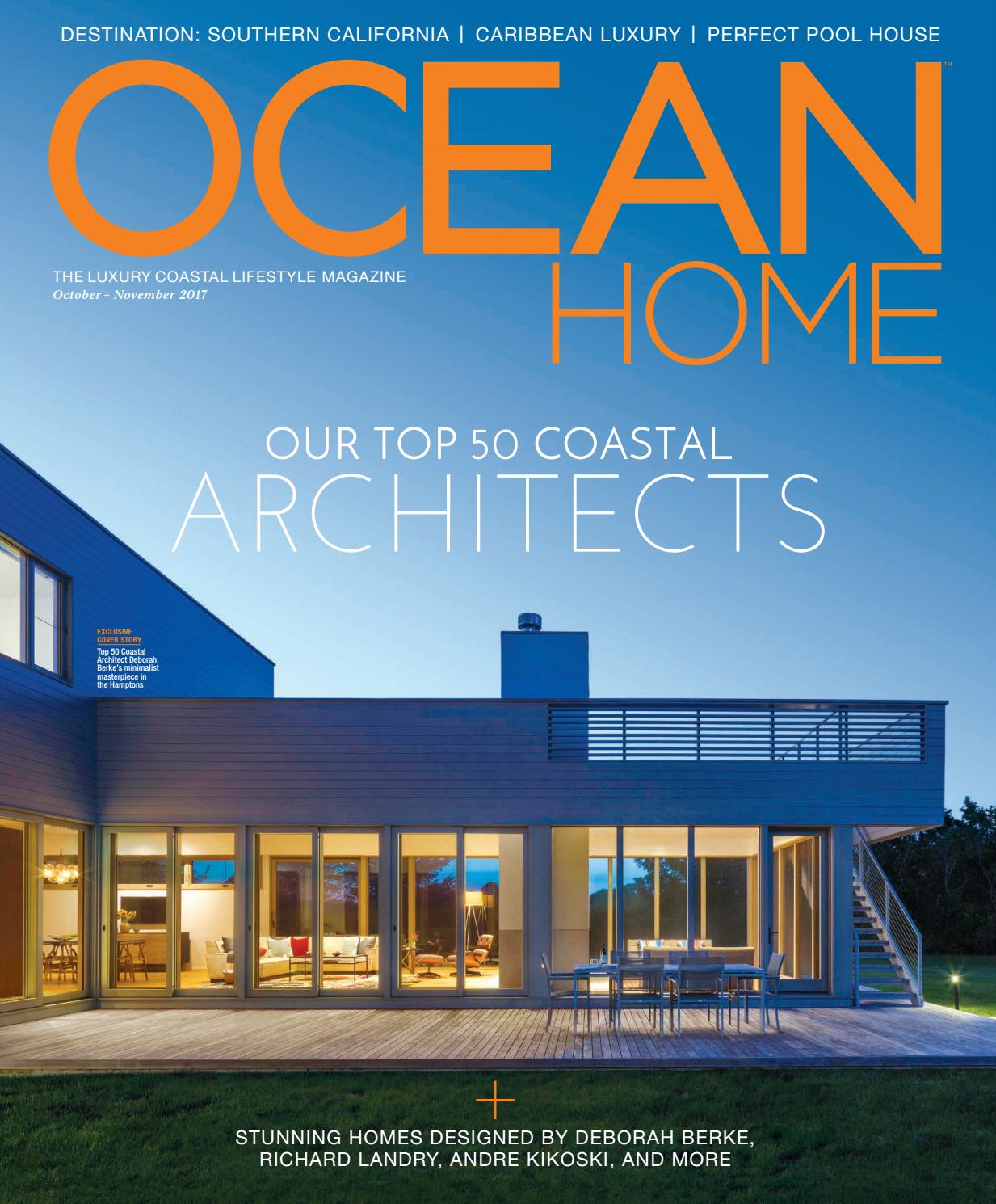 de Reus Architects Named 2017 Top 50 Coastal Architect